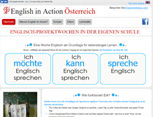 Tablet Screenshot of englishinaction.at